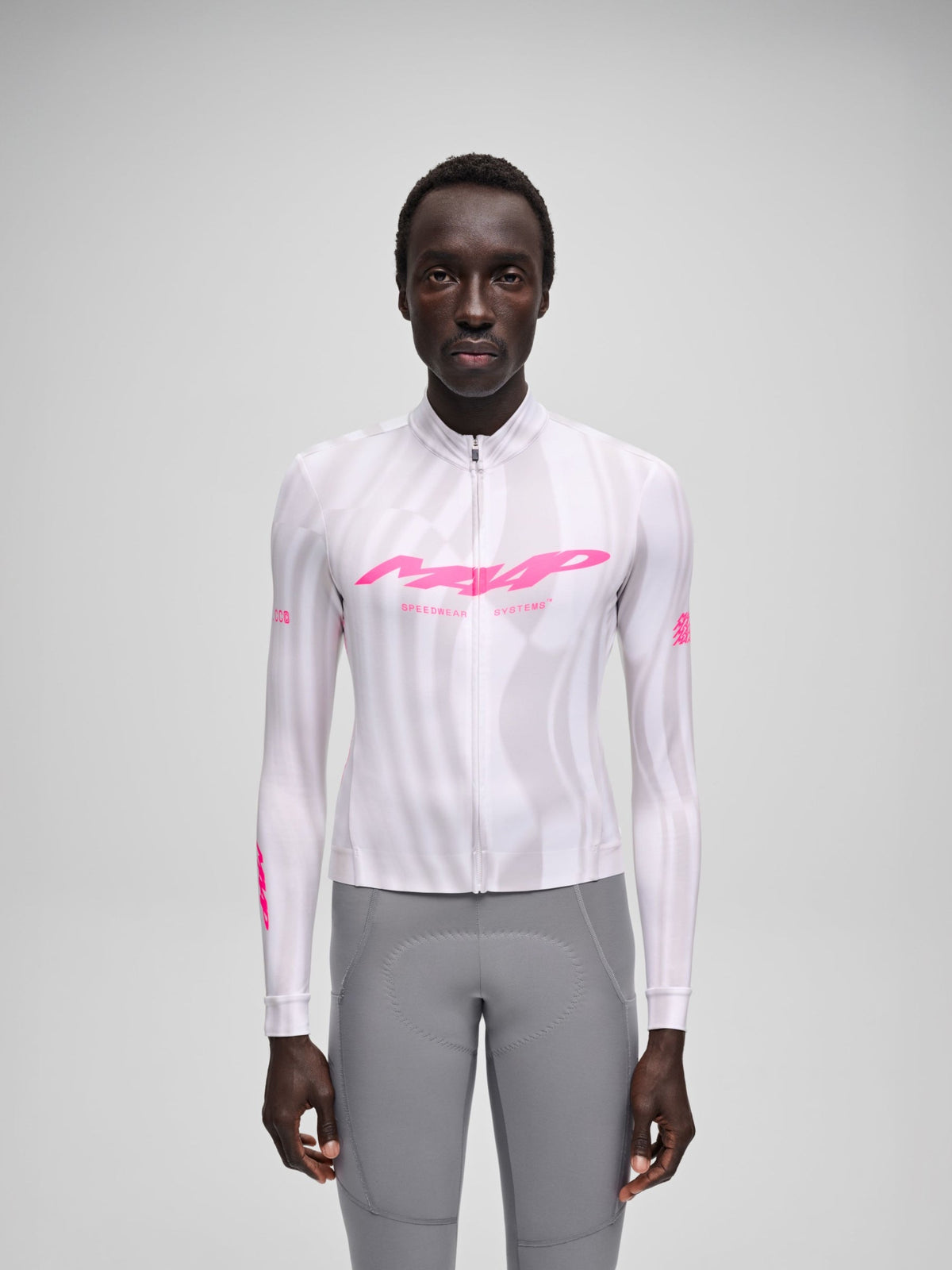 MAAP HALO TEAM THERMAL Maillot màniga llarga - HALO STATIC GREY