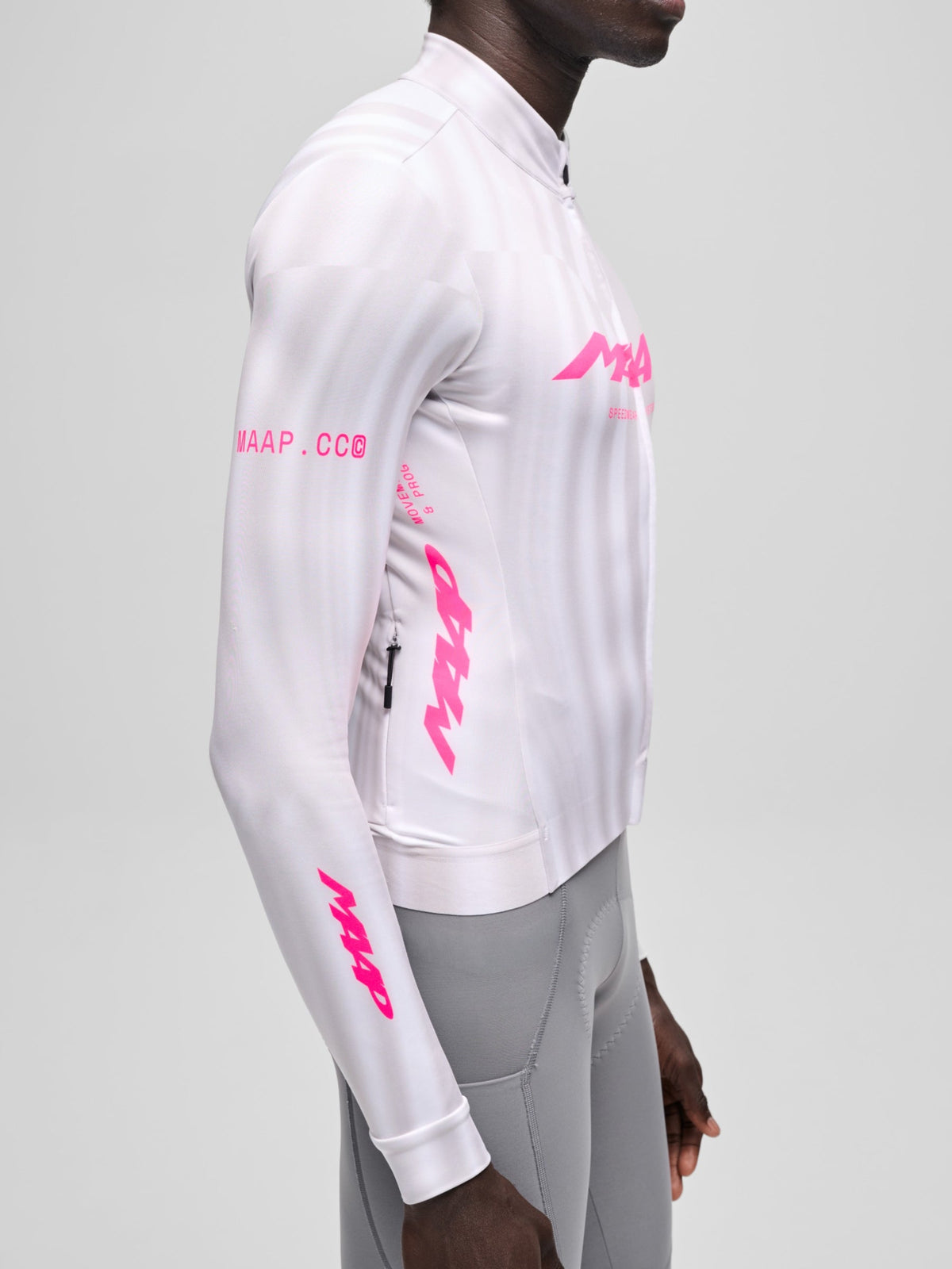 MAAP HALO TEAM THERMAL Maillot màniga llarga - HALO STATIC GREY