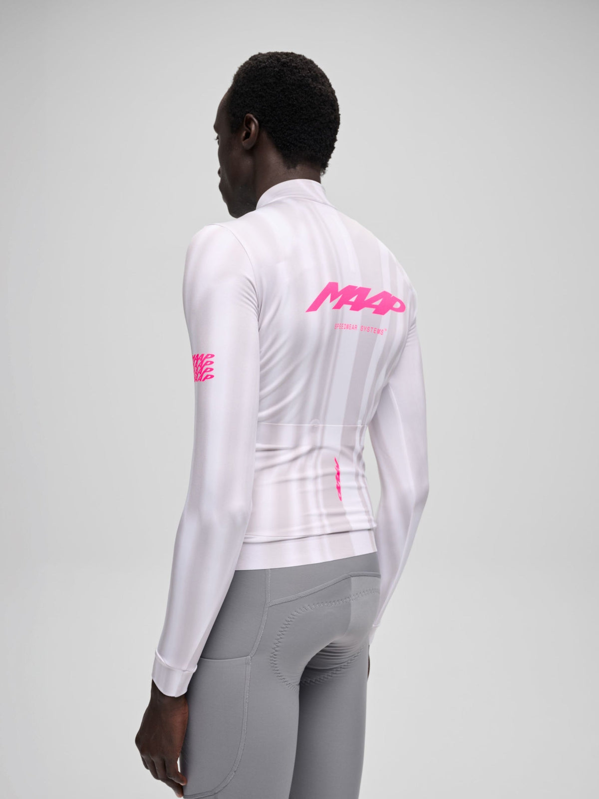 MAAP HALO TEAM THERMAL Maillot màniga llarga - HALO STATIC GREY