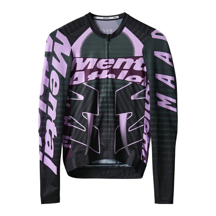 MAAP x Mental Athletic Pro Air Maillot Ciclismo Manga Larga 3.0 - Negro/Lavender