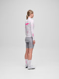 MAAP Dona HALO TEAM THERMAL Maillot màniga llarga - HALO STATIC GREY