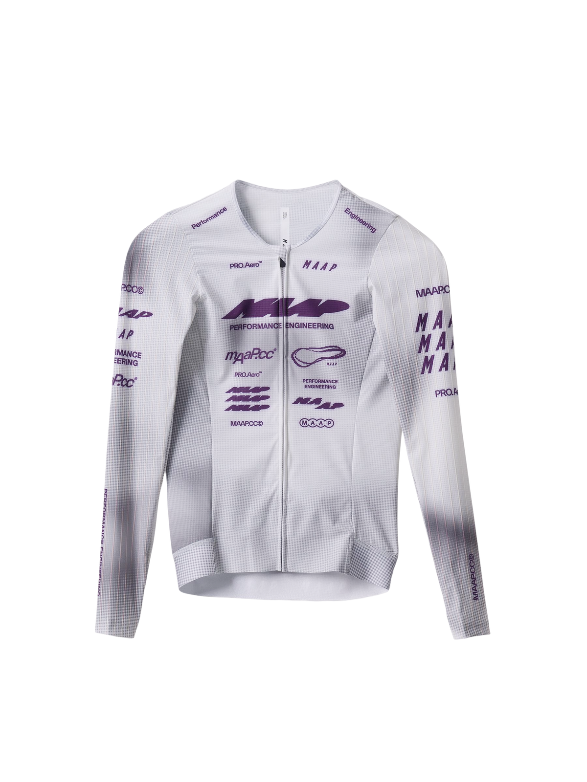 MAAP Dona PRO AERO Maillot màniga llarga - LUNAR GREY