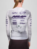 MAAP Dona PRO AERO Maillot màniga llarga - LUNAR GREY