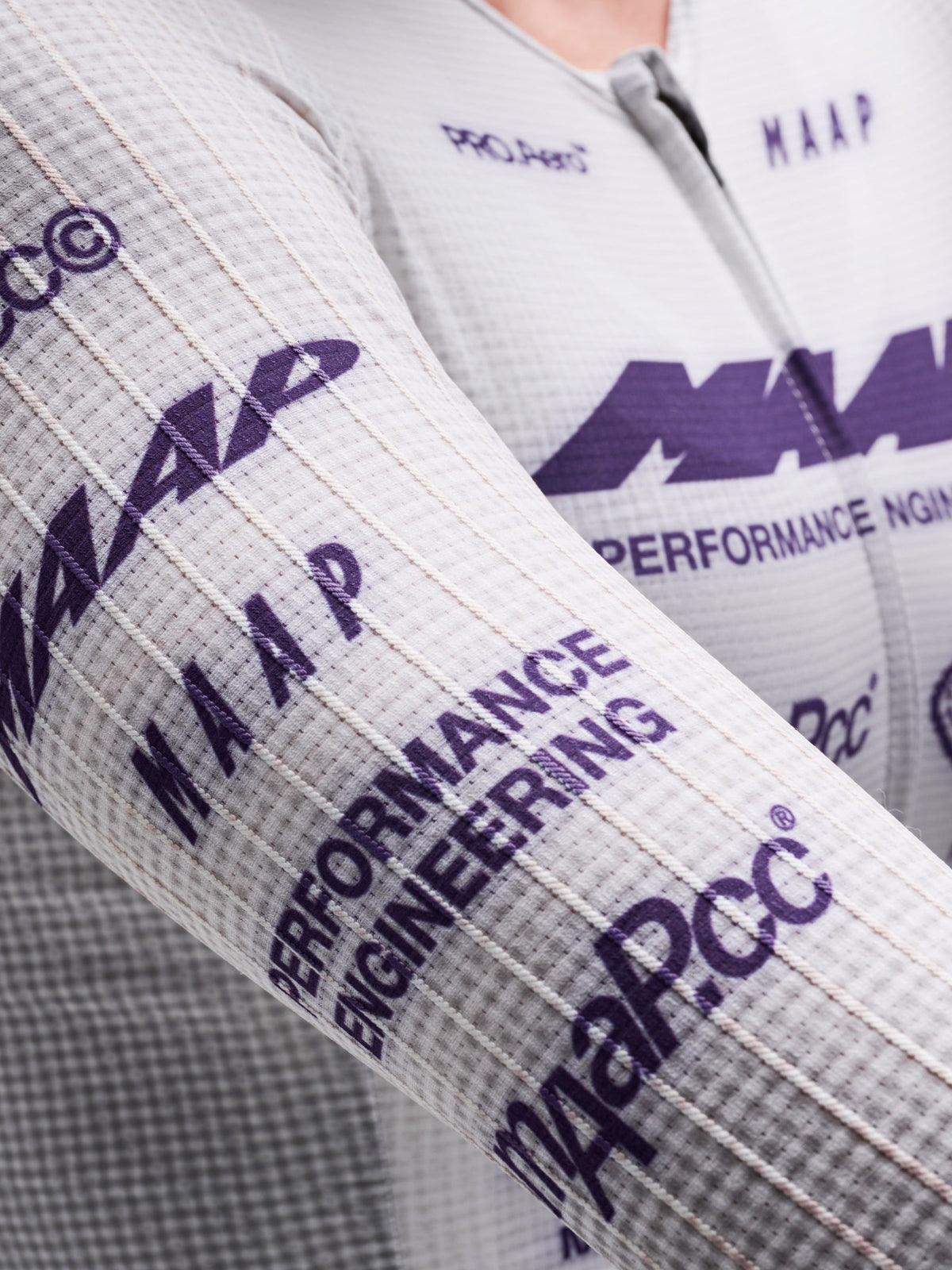 MAAP Dona PRO AERO Maillot màniga llarga - LUNAR GREY