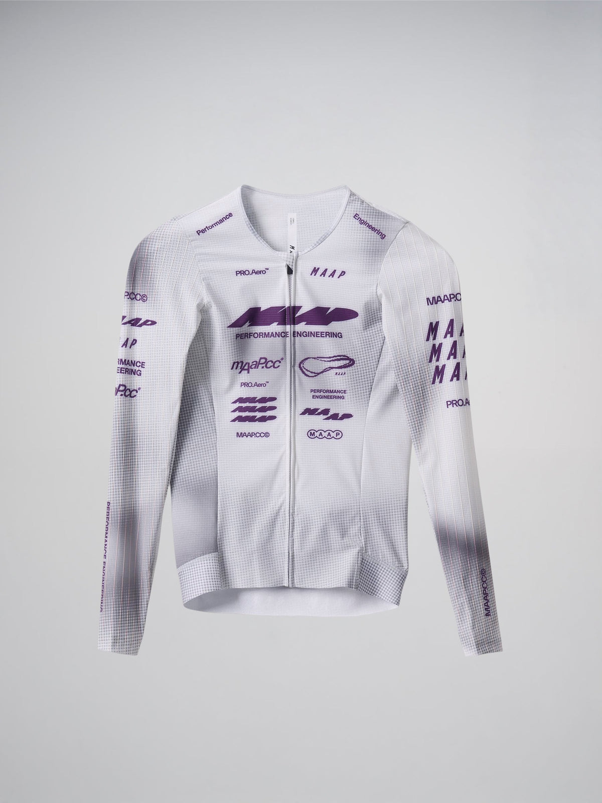 MAAP Dona PRO AERO Maillot màniga llarga - LUNAR GREY
