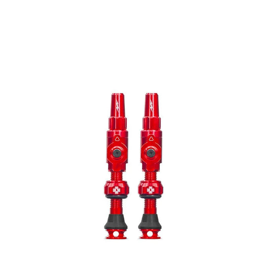 MUC OFF Big Bore Lite Tubeless Valves - Red