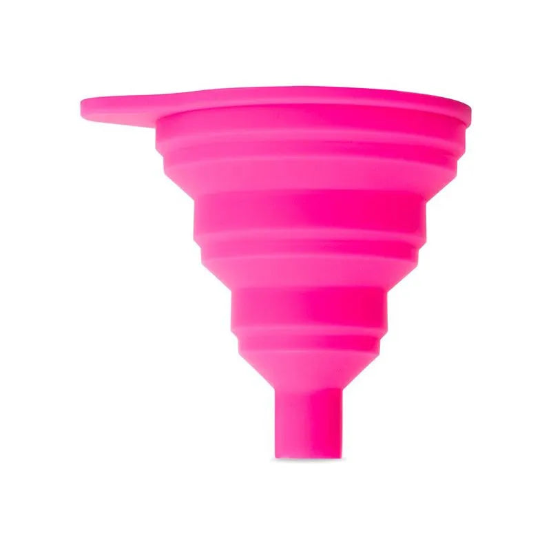 MUC OFF Mini Collapsible Silicone Funnel - Pink
