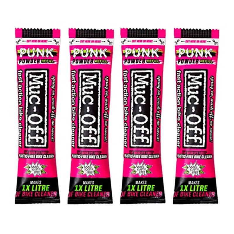 MUC OFF Punk Powder Bike Cleaning Set - 4 Refills