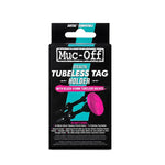MUC OFF Tubeless Secure Tag Mount 2x 44mm Valves - Black