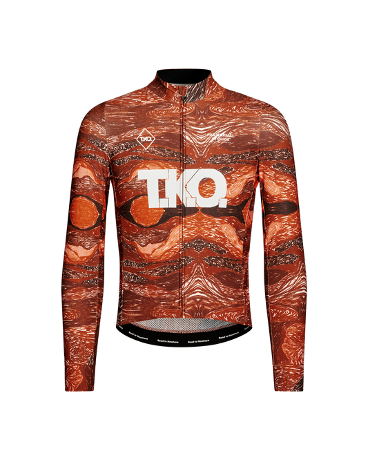 PAS NORMAL STUDIOS TKO Woven Long Sleeve Jersey - TKO Red