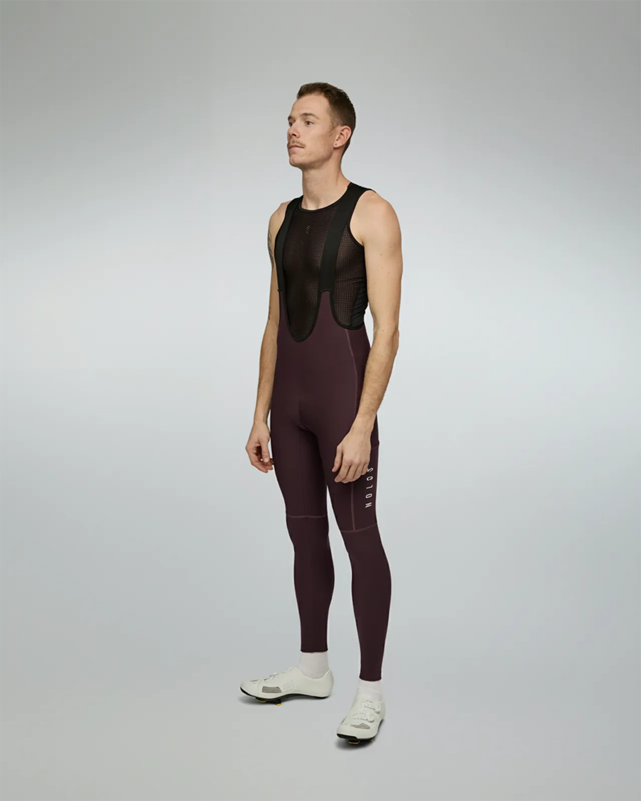 NDLSS Away Cargo Thermal Bib Tights - Wine