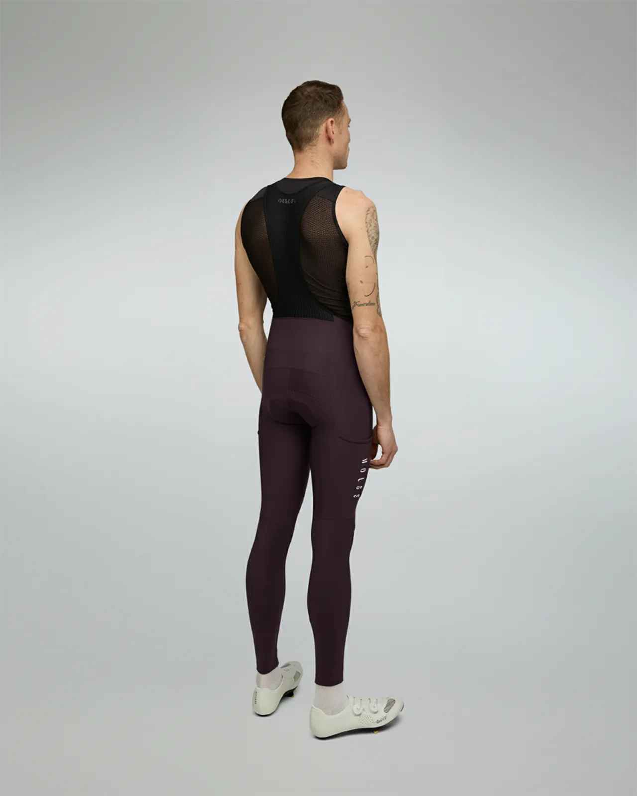 NDLSS Away Cargo Thermal Bib Tights - Wine