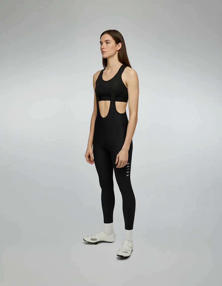 NDLSS Away Cargo Thermal Women Bib Tights - Black