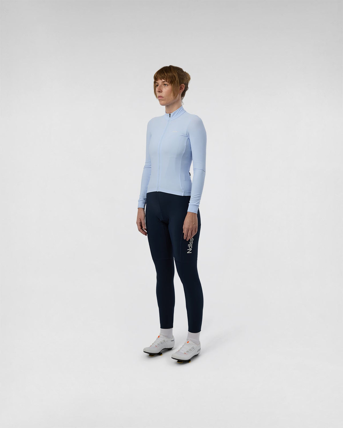 NDLSS Away Thermal Long Sleeve Jersey - Light Blue