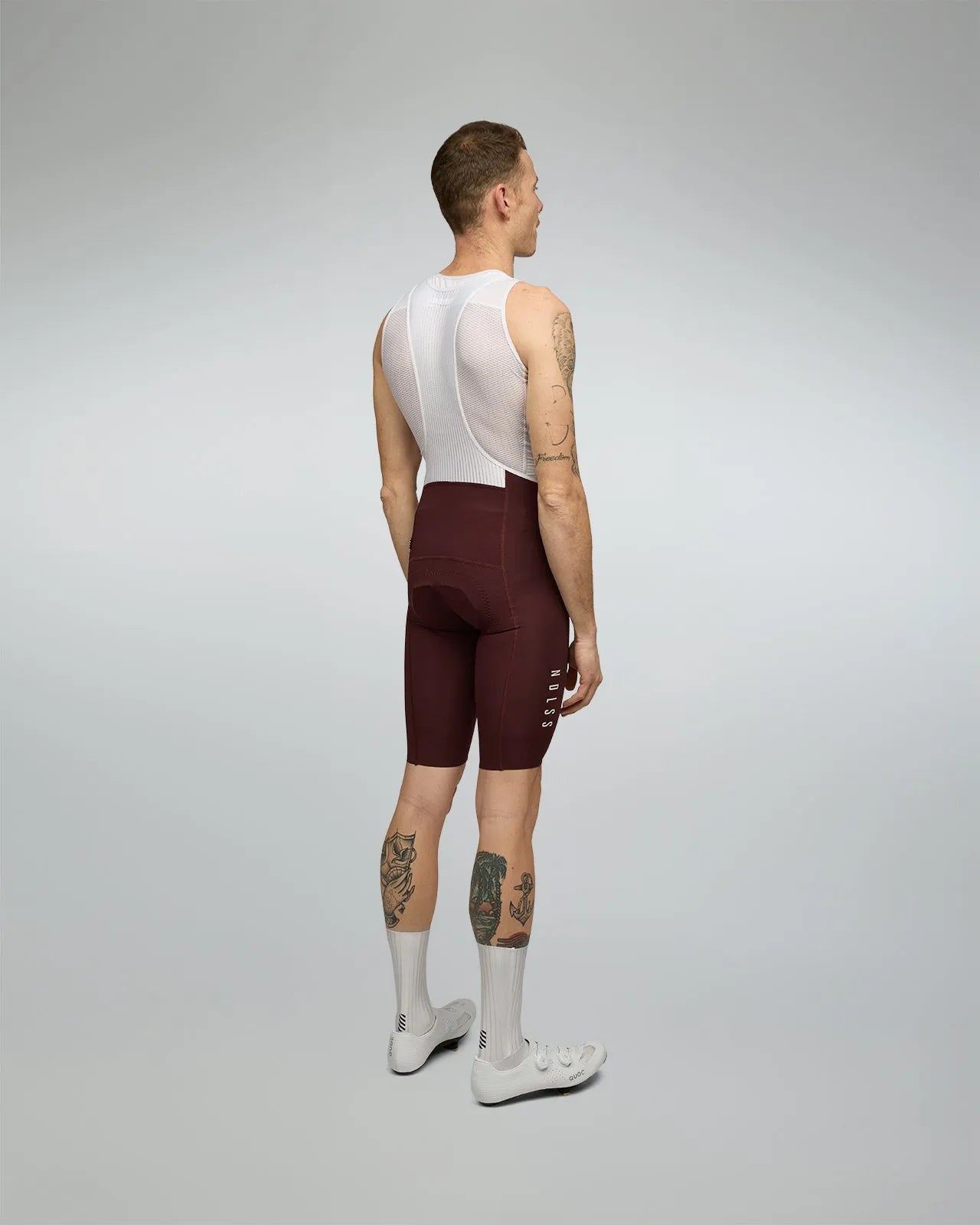 NDLSS Fast Bib Shorts 2.0 - Dark Red