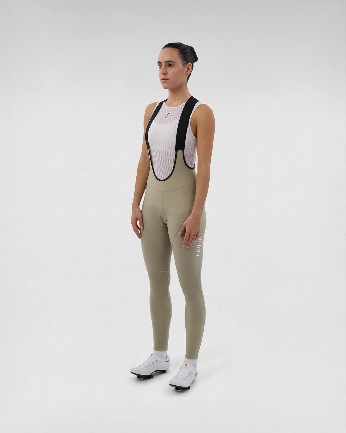 NDLSS Women Thermal Bib Tights - Khaki