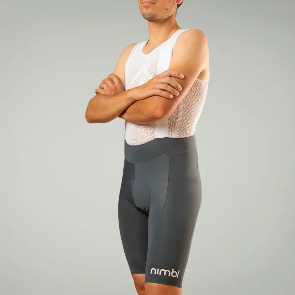 NIMBL Halo Uomo Bib Short - Grigio