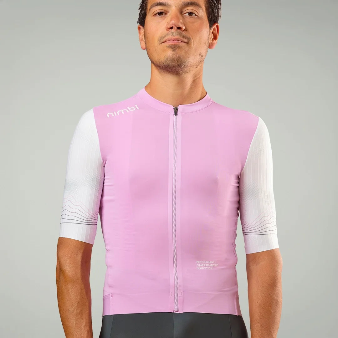 NIMBL Halo Uomo Jersey - Giau Pink