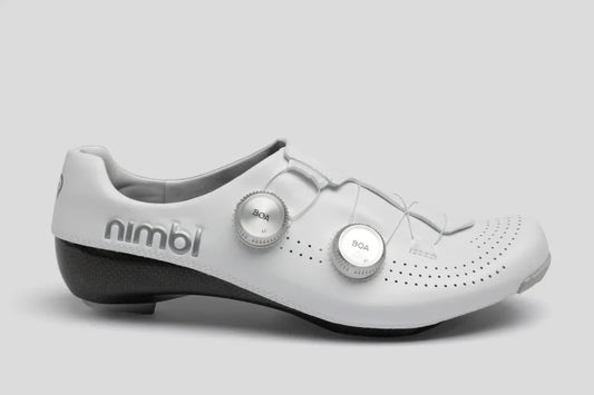 NIMBL Road Cycling Shoes Ultimate Exceed Glide 2026 - White/Silver