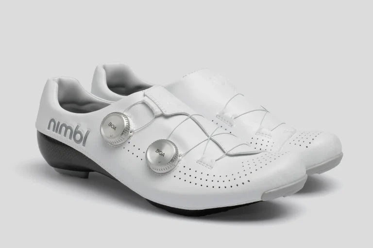 NIMBL Road Cycling Shoes Ultimate Exceed Glide 2026 - White/Silver