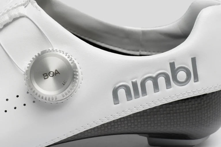 NIMBL Road Cycling Shoes Ultimate Exceed Glide 2026 - White/Silver