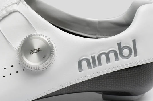 NIMBL Road Cycling Shoes Ultimate Exceed Glide 2026 - White/Silver