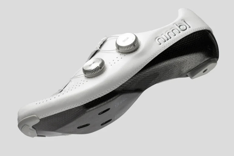 NIMBL Road Cycling Shoes Ultimate Exceed Glide 2026 - White/Silver