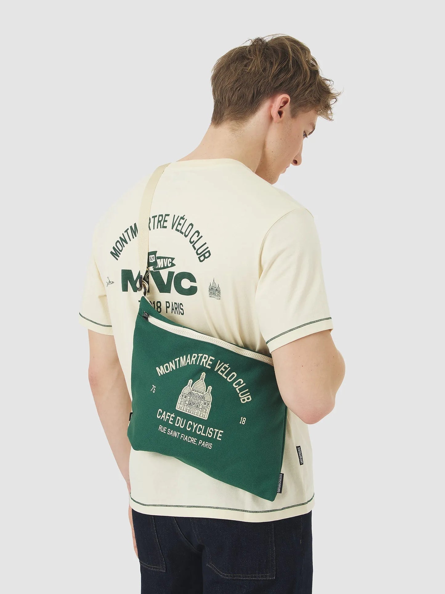 CAFÉ DU CYCLISTE MVC Musette - Dark Green