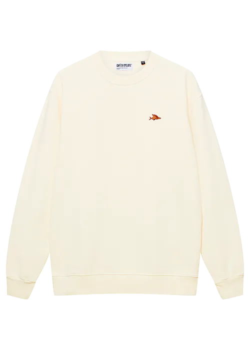CAFÉ DU CYCLISTE Celeste Sweatshirt - Off White