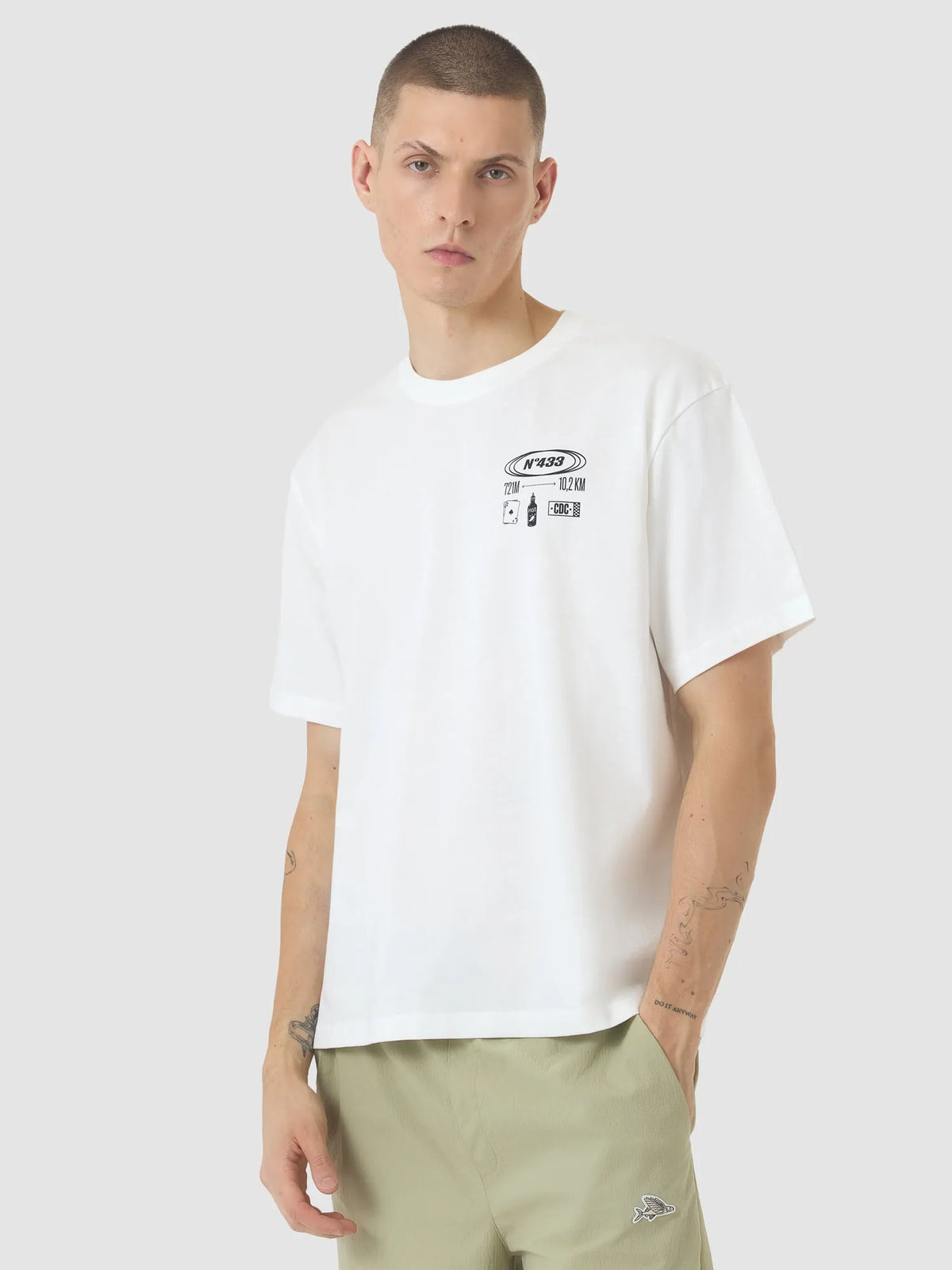 CAFÉ DU CYCLISTE TShirt Col Sa Calobra - White