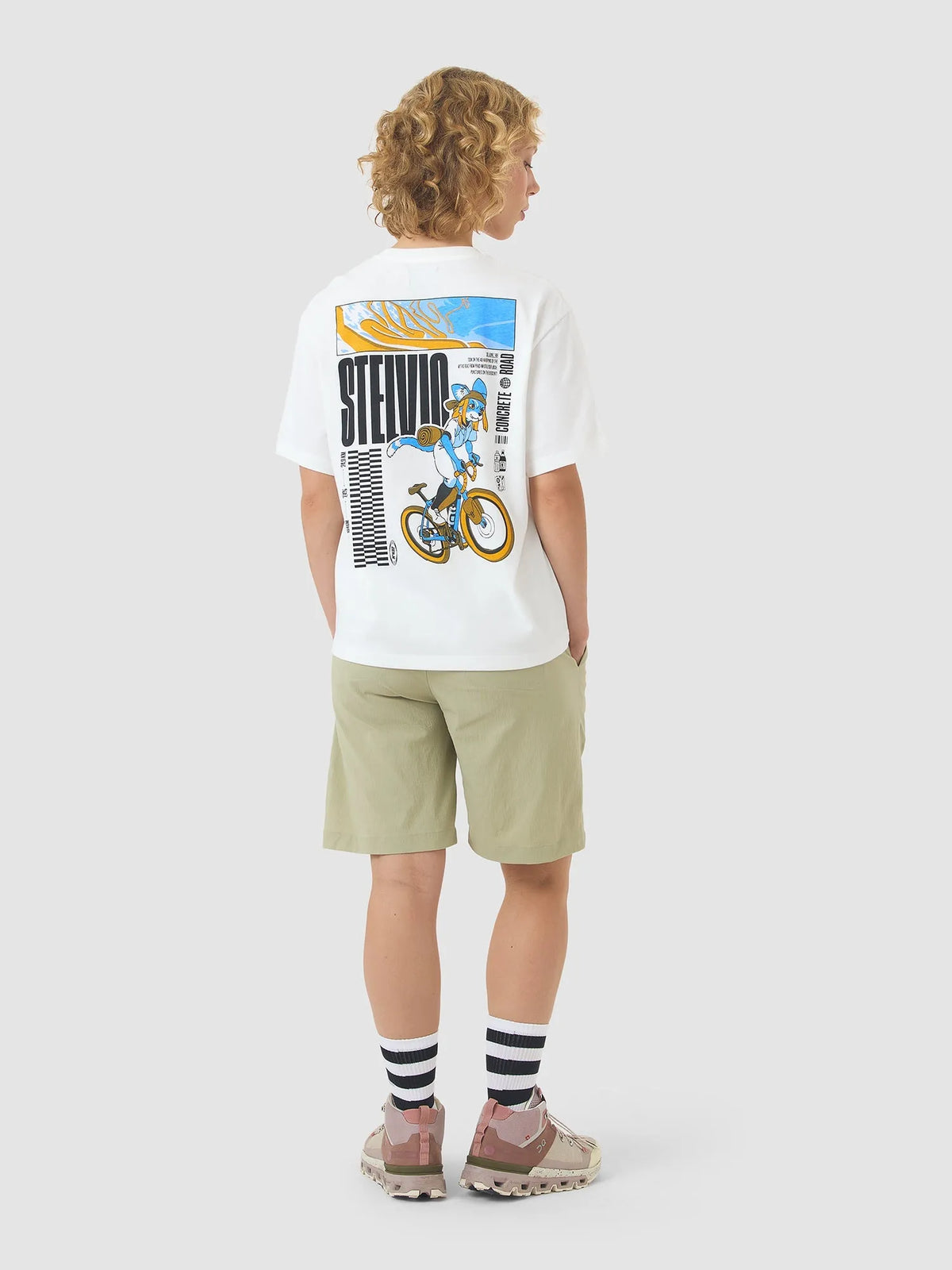 CAFÉ DU CYCLISTE TShirt Col Stelvio - White