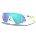 OAKLEY Custom By Velodrom Bxtr Eyewear - Matte White Prizm Sapphire