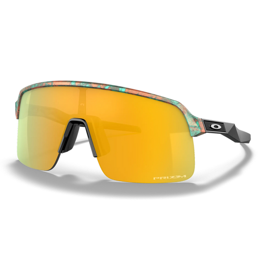 OAKLEY Custom By Velodrom Sutro Lite Eyewear - Matte Carbon Prizm 24k Iridium