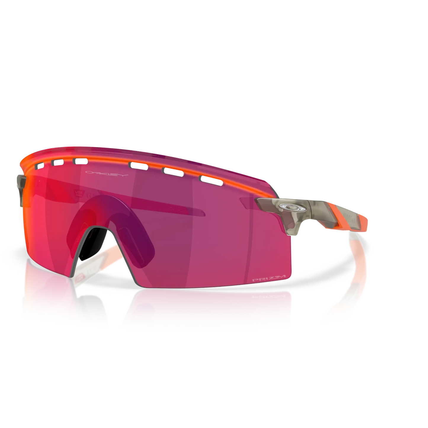 OAKLEY Encoder Strike Vented Eyewear - Matte Grey Ink Prizm Road