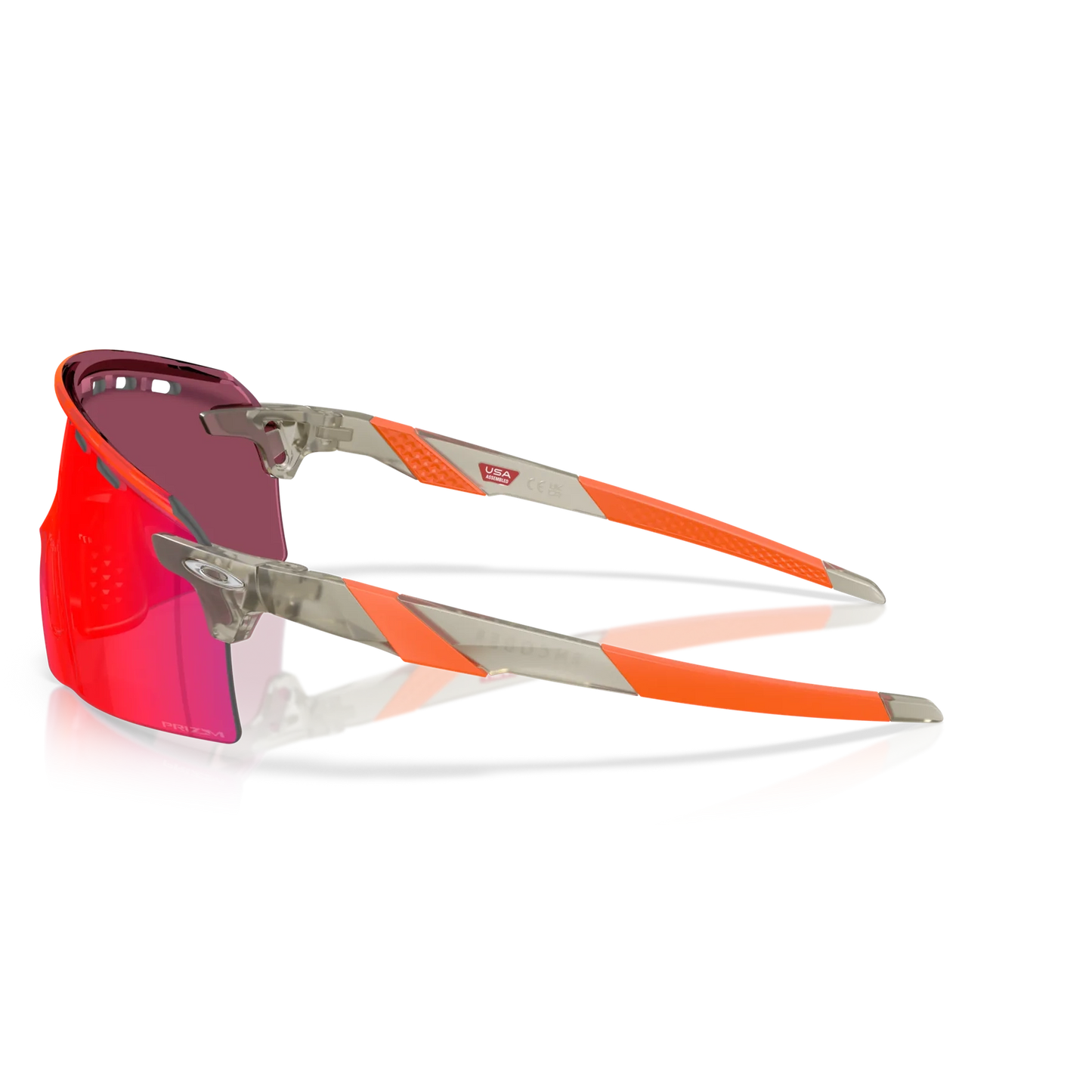 OAKLEY Encoder Strike Vented Eyewear - Matte Grey Ink Prizm Road