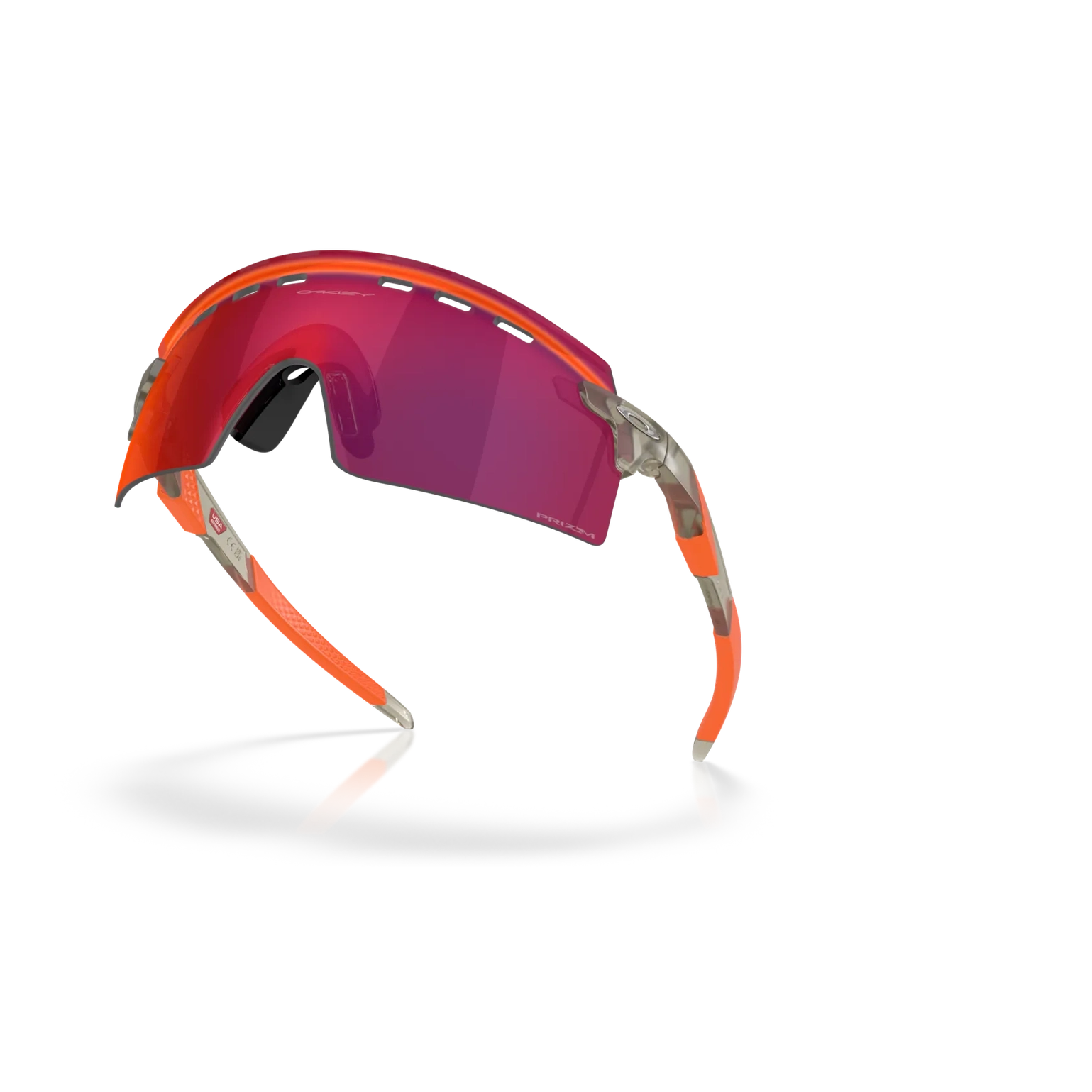 OAKLEY Encoder Strike Vented Eyewear - Matte Grey Ink Prizm Road