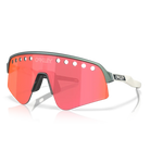 OAKLEY Sutro Lite Sweep Eyewear - Matte Silver/Blue Colorshift Prizm Trail Torch