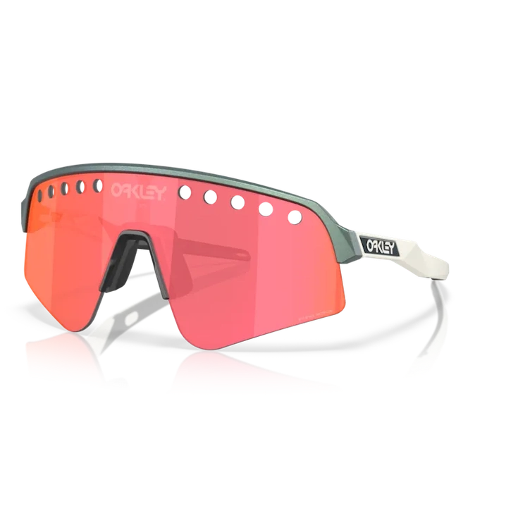 OAKLEY Sutro Lite Sweep Eyewear - Matte Silver/Blue Colorshift Prizm Trail Torch