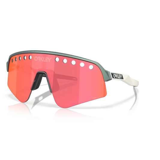OAKLEY Sutro Lite Sweep Eyewear - Matte Silver/Blue Colorshift Prizm Trail Torch