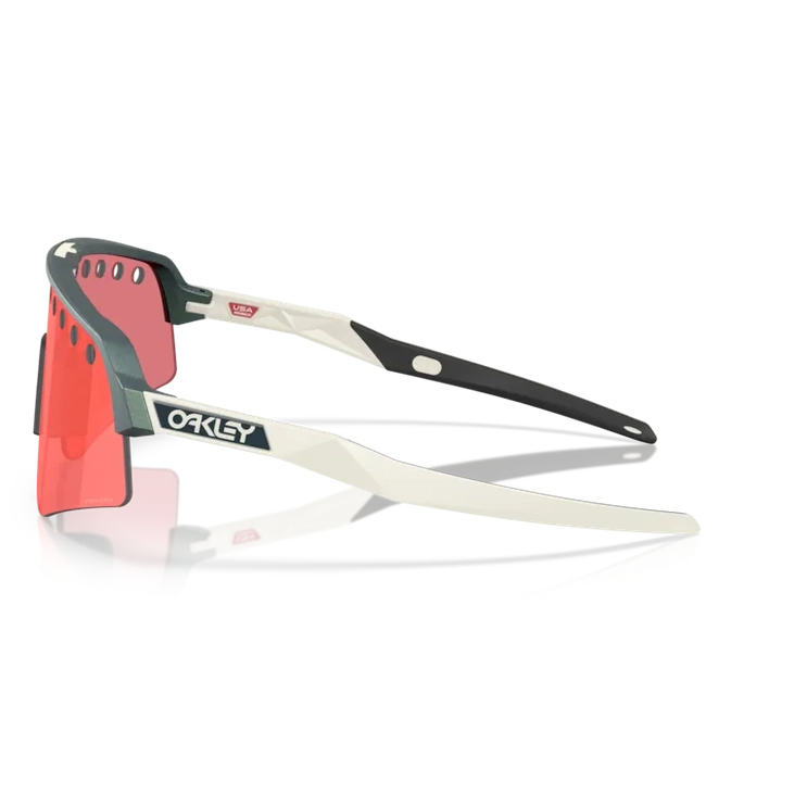 OAKLEY Sutro Lite Sweep Eyewear - Matte Silver/Blue Colorshift Prizm Trail Torch