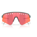 OAKLEY Sutro Lite Sweep Eyewear - Matte Silver/Blue Colorshift Prizm Trail Torch