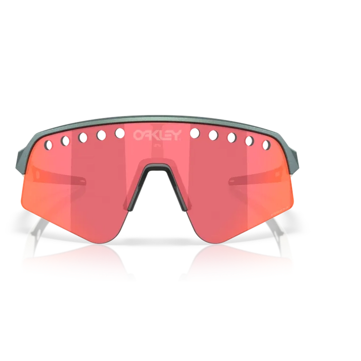 OAKLEY Sutro Lite Sweep Eyewear - Matte Silver/Blue Colorshift Prizm Trail Torch