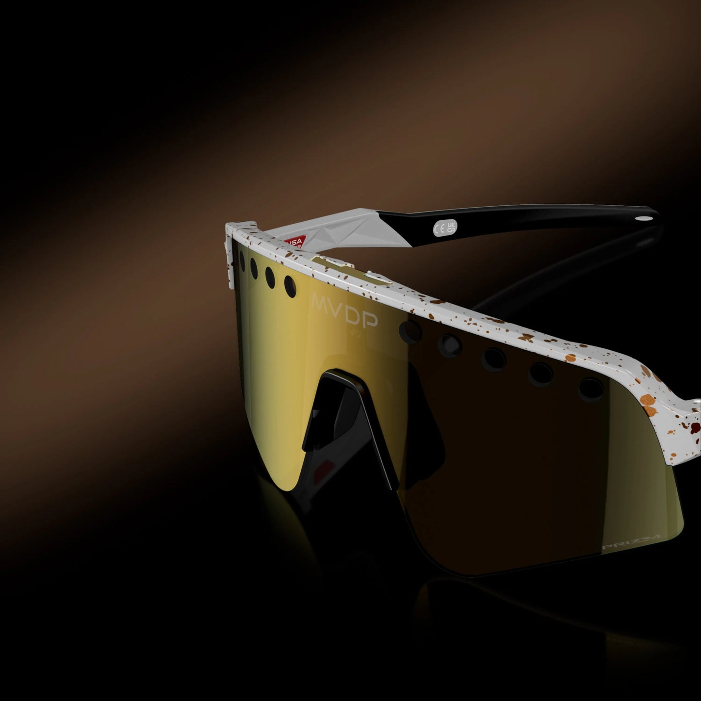 OAKLEY Sutro Litre Sweep MVDP Edition - Prizm 24k Red/Gold Splatter