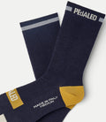 PEDALED Odyssey Merino Reflektierende Socken - Dark Navy