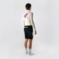 VELODROM RaceDay Thermal Fietsshirt lange mouwen - Off Wit/Neon