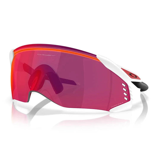 Oakley Velo Kato Glasses - Matte White/Prizm Road OO9501/0252