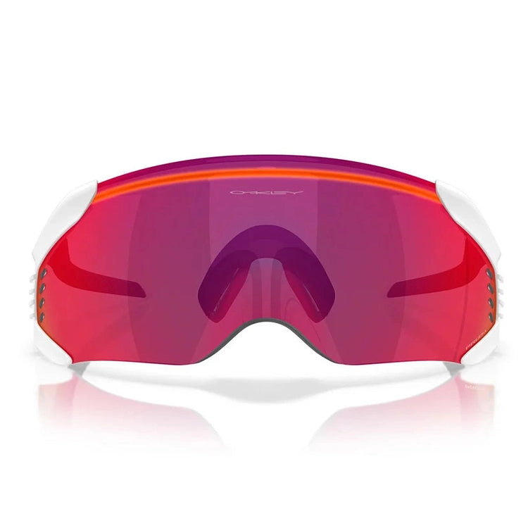 Oakley Velo Kato Glasses - Matte White/Prizm Road OO9501/0252