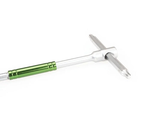 PARK TOOL T25 Sliding THandle Torx Compatible Wrench - Silver/Green