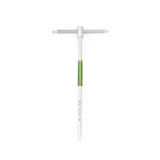 PARK TOOL T25 Sliding THandle Torx Compatible Wrench - Silver/Green
