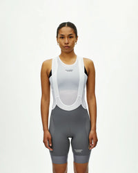 PAS NORMAL STUDIOS Mechanism Logo Kvinder Cykelbukser med seler - Medium Grey